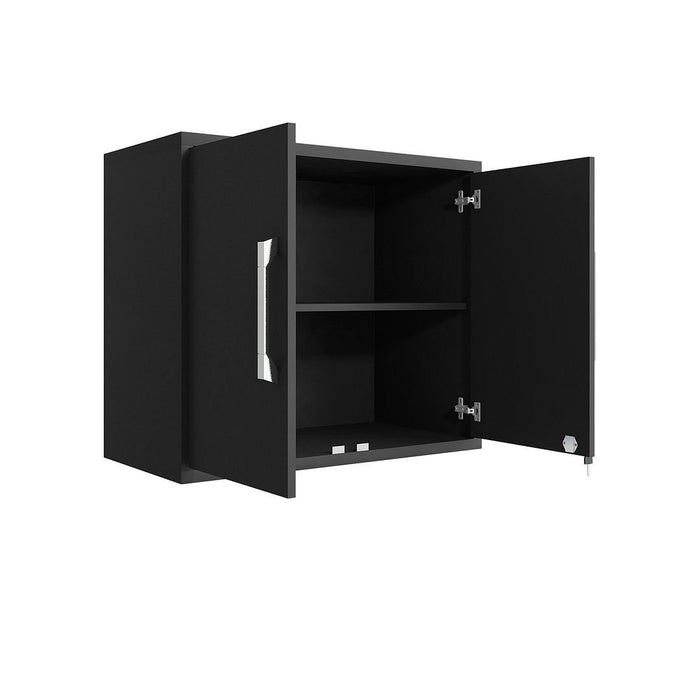 Manhattan Comfort Eiffel 4-Piece Garage Storage Set in White