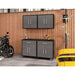 Manhattan Comfort Eiffel 4-Piece Garage Storage Set in White
