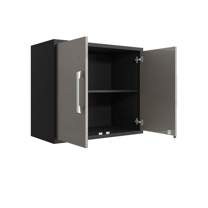 Manhattan Comfort Eiffel 4-Piece Garage Storage Set in White