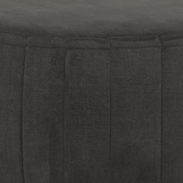 Worldwide Home Furnishings Caprese-Bench-Vintage Charcoal Bench 401-269CHR/BK