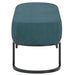 Worldwide Home Furnishings Caprese-Bench-Vintage Teal Bench 401-269TL/BK