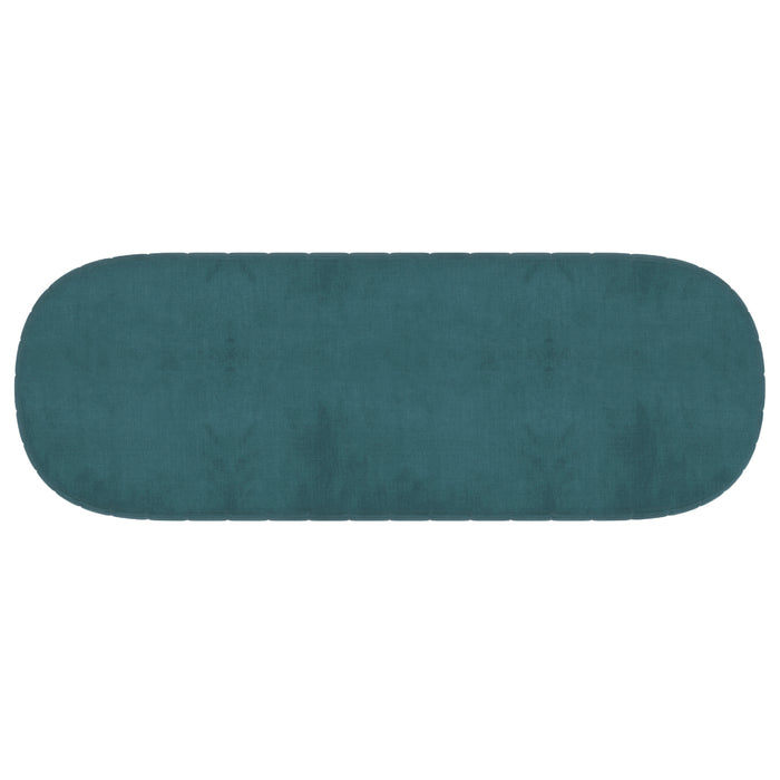 Worldwide Home Furnishings Caprese-Bench-Vintage Teal Bench 401-269TL/BK