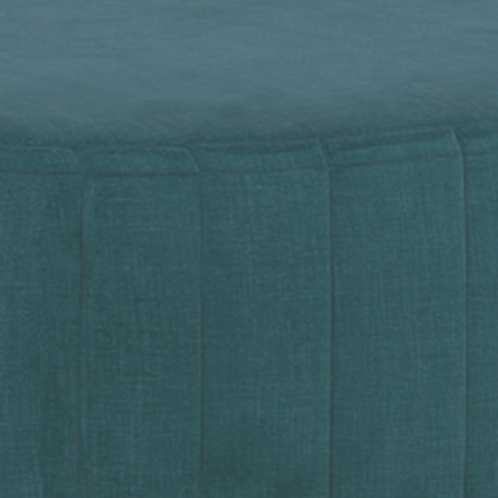 Worldwide Home Furnishings Caprese-Bench-Vintage Teal Bench 401-269TL/BK