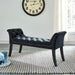 Worldwide Home Furnishings Velci-Bench-Black Bench 401-373BK