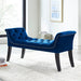 Worldwide Home Furnishings Velci-Bench-Blue Bench 401-373BLU