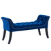 Worldwide Home Furnishings Velci-Bench-Blue Bench 401-373BLU
