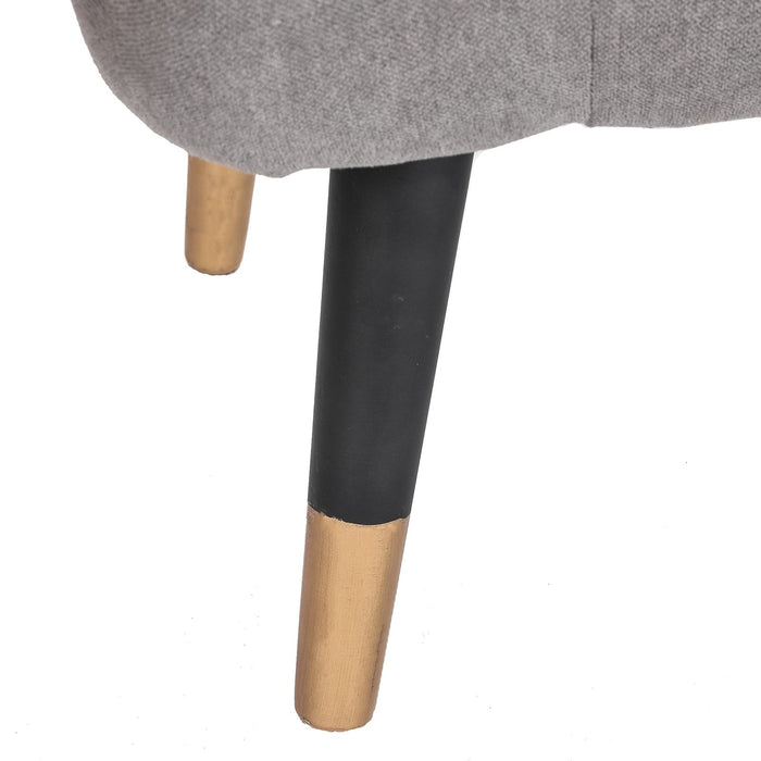 Worldwide Home Furnishings Meryl-Bench-Grey Bench 401-568GRY