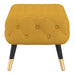 Worldwide Home Furnishings Meryl-Bench-Mustard Bench 401-568MUS