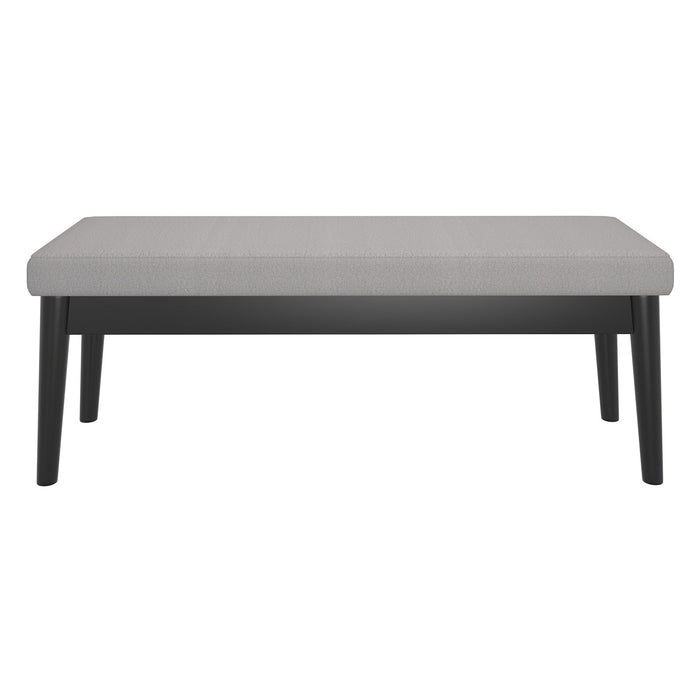 Worldwide Home Furnishings Pebble-Bench-Grey Bench 401-595GY
