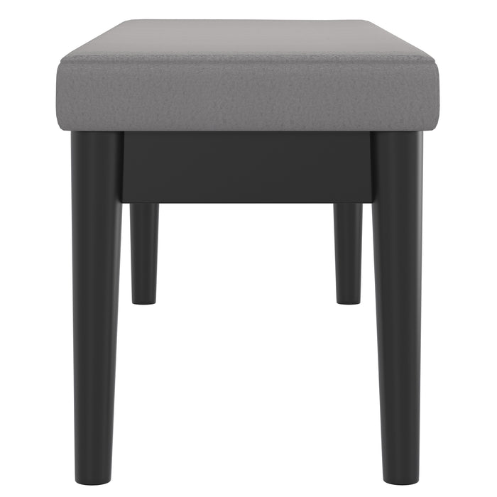 Worldwide Home Furnishings Pebble-Bench-Grey Bench 401-595GY