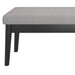 Worldwide Home Furnishings Pebble-Bench-Grey Bench 401-595GY