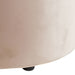 Worldwide Home Furnishings Violet-Round Ottoman-Blush Pink Round Ottoman 402-507PK