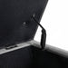 Worldwide Home Furnishings Adith-Storage Ottoman-Grey Storage Ottoman 402-569GRY