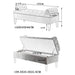 Worldwide Home Furnishings Adith-Storage Ottoman-Grey Storage Ottoman 402-569GRY
