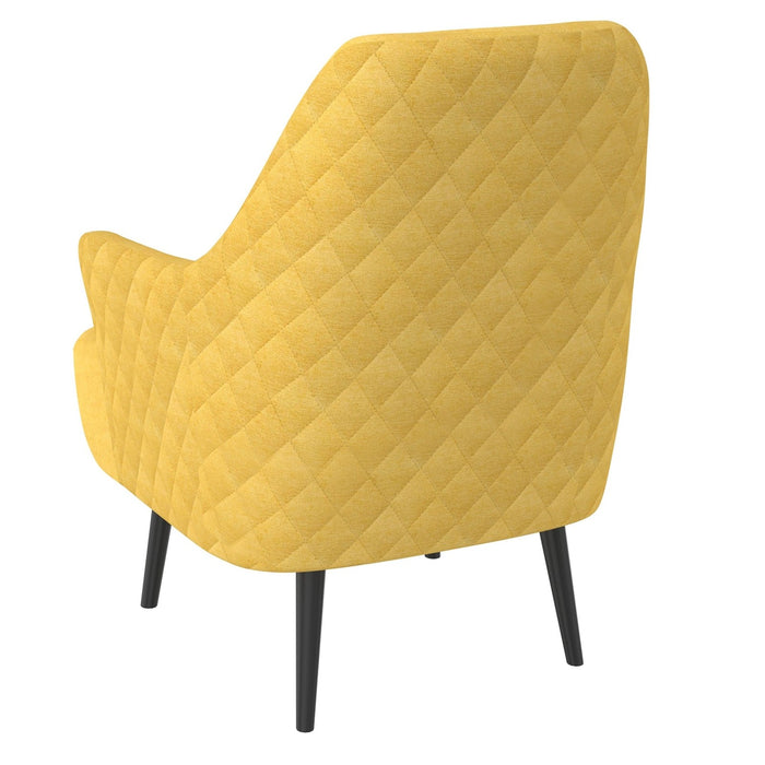 Worldwide Home Furnishings Nomi-Accent Chair-Mustard Accent Chair 403-543MUS