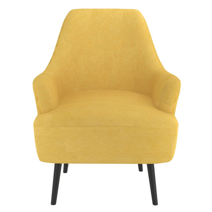 Worldwide Home Furnishings Nomi-Accent Chair-Mustard Accent Chair 403-543MUS