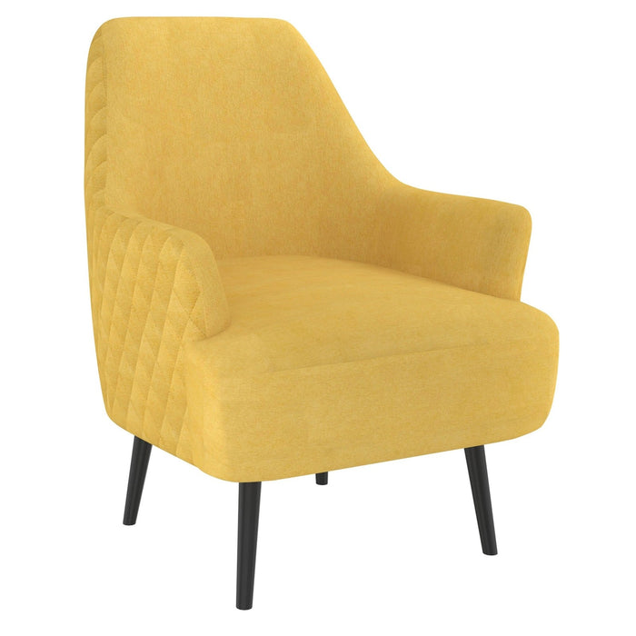 Worldwide Home Furnishings Nomi-Accent Chair-Mustard Accent Chair 403-543MUS