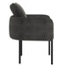 Worldwide Home Furnishings Petrie-Accent Chair-Charcoal Accent Chair 403-556CH/BK