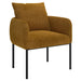 Worldwide Home Furnishings Petrie-Accent Chair-Mustard Accent Chair 403-556MUS/BK