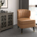 Worldwide Home Furnishings Kyrie-Accent Chair-Saddle Accent Chair 403-587SD
