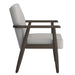 Worldwide Home Furnishings Wilder-Accent Chair-Grey_Beige Accent Chair 403-589GB