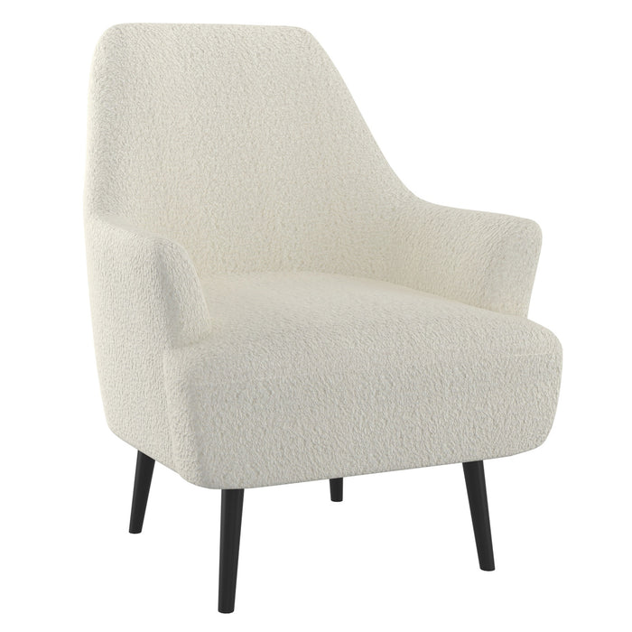 Worldwide Home Furnishings Zoey-Accent Chair-Cream Accent Chair 403-675CM