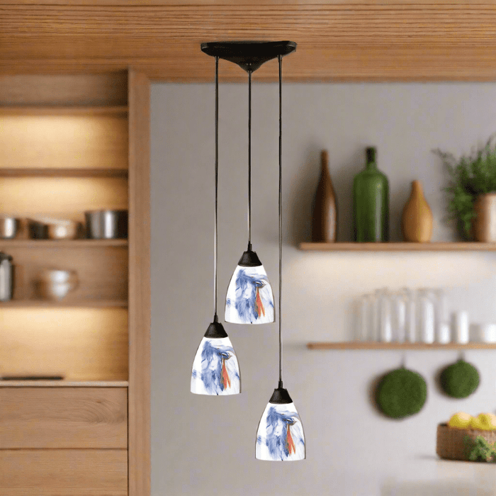 Elk Lighting Classico Dark Rust LED Mini Pendant