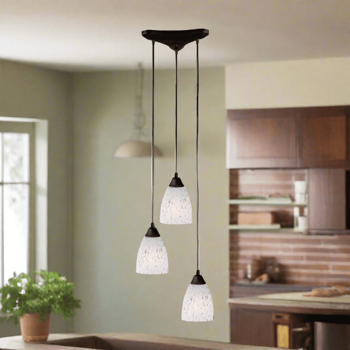 Elk Lighting Classico Dark Rust Pendant
