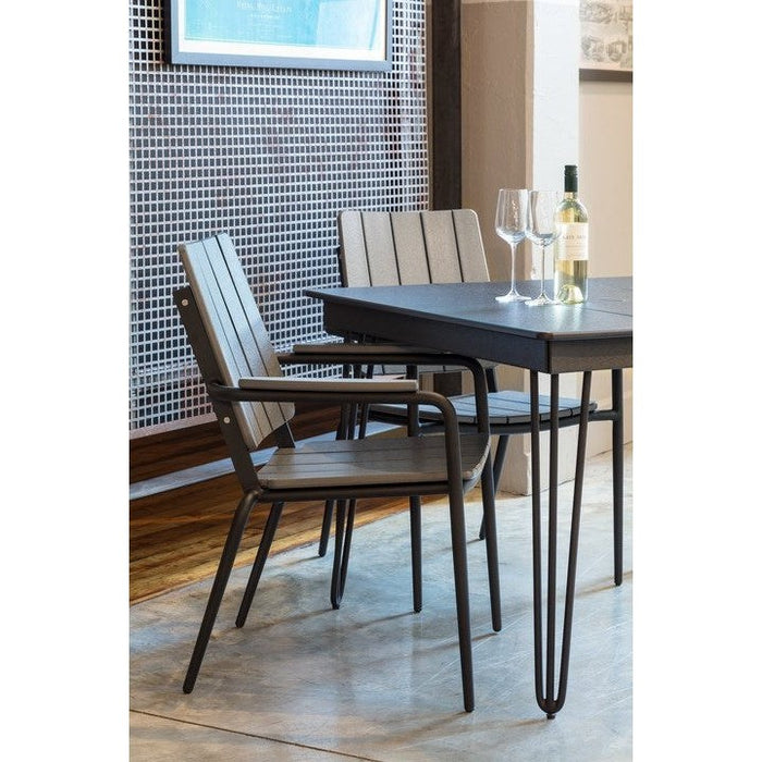 Hip Stackable Dining Arm Chair