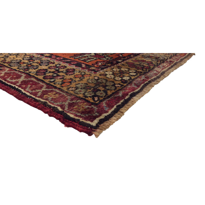 Pasargad Home Antique Sivas Collection Coral Lamb's Wool Area Rug- 3' 7" X 5' 7" 44773