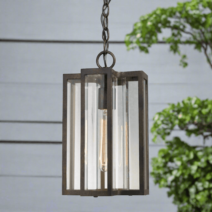 Elk Lighting Bianca Aged Zinc Outdoor Hanging