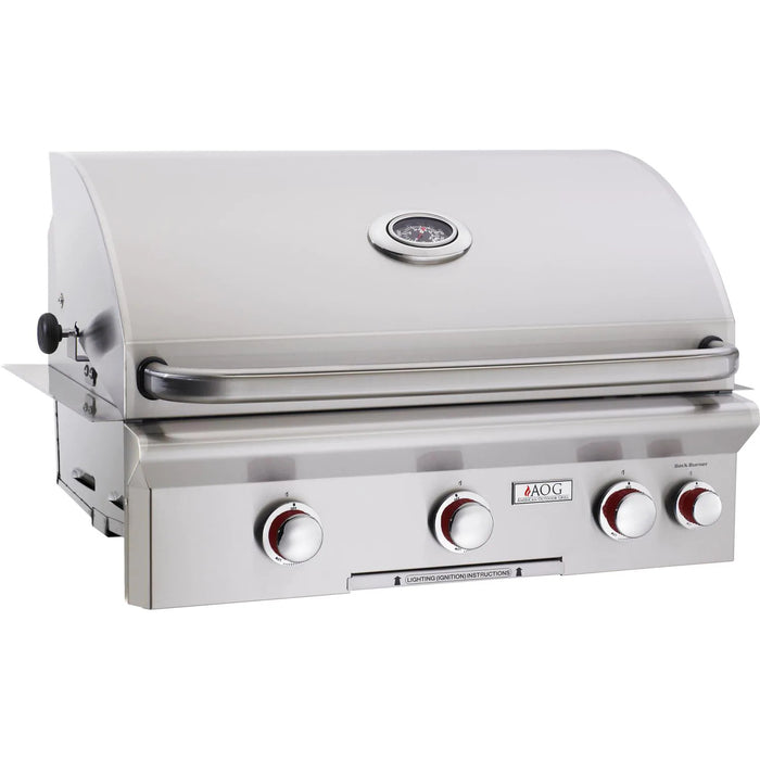 American Outdoor Grill T-Series 30-Inch 3-Burner Built-In Natural Gas Grill With Rotisserie