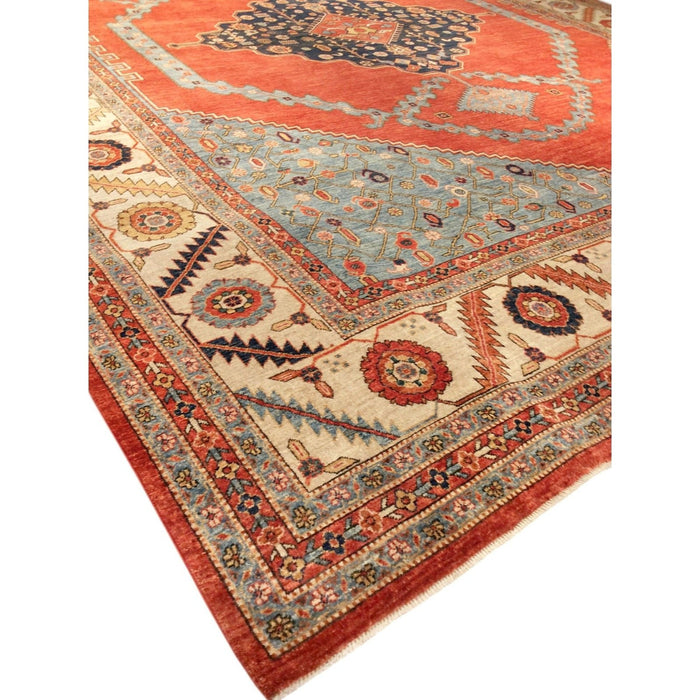 Pasargad Home Serapi Collection Hand-Knotted Lamb's Wool Area Rug- 12' 1" X 15' 1" 46074