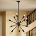 Elk Lighting Delphine Satin Black Chandelier