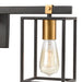 Elk Lighting Cloe Matte Black, Brushed Brass Vanity Light