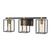 Elk Lighting Cloe Matte Black, Brushed Brass Vanity Light