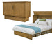 Arason Creden-ZzZ Key West cabinet bed open and closed styled with bedding #all