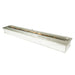 The Bio Flame 48" Silver Burner Stainless Steel