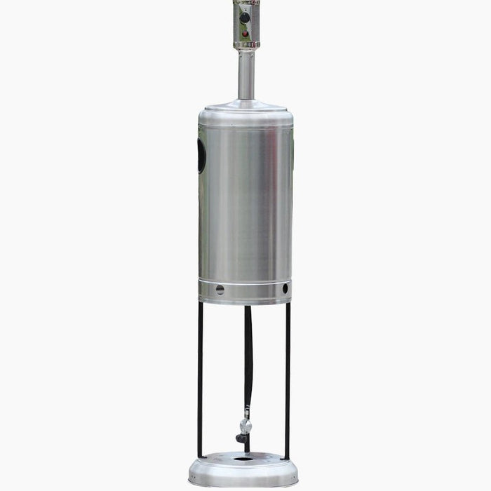 RADtec 96" Real Flame Propane Patio Heater - Stainless Steel Finish