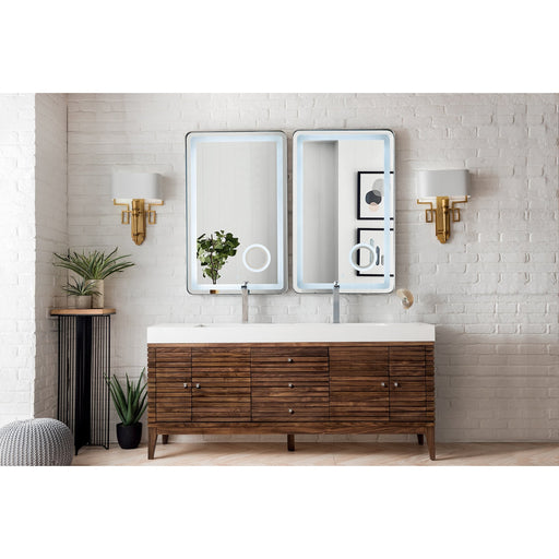 James Martin Vanities Linear 72" Double Bathroom Vanity