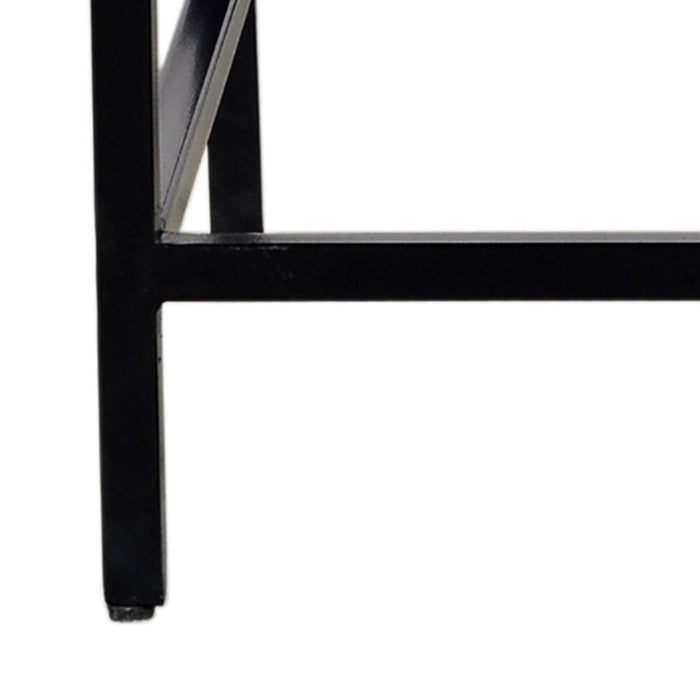 Worldwide Home Furnishings Ojas-Accent Table-Natural Burnt Accent Table 501-513NT