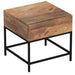 Worldwide Home Furnishings Ojas-Accent Table-Natural Burnt Accent Table 501-513NT