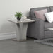 Worldwide Home Furnishings Napoli-Accent Table-Grey Accent Table 501-545GY