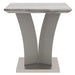 Worldwide Home Furnishings Napoli-Accent Table-Grey Accent Table 501-545GY