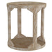 Worldwide Home Furnishings Avni-Accent Table-Distressed Natural Round Accent Table 501-619NT