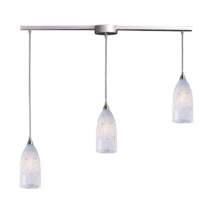 Elk Lighting Verona 3 Light 36 inch Satin Nickel Multi Pendant