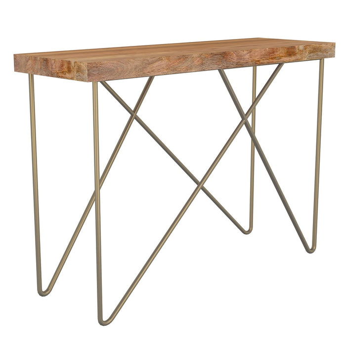 Worldwide Home Furnishings Madox-Console Table-Natural Console Table 502-527NT