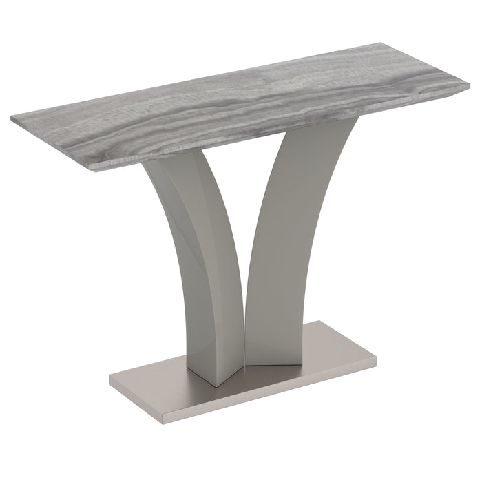 Worldwide Home Furnishings Napoli-Console Table-Grey Console Table 502-545GY
