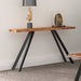 Worldwide Home Furnishings Virag-Console Table-Natural Console/Desk 502-571NT