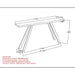 Worldwide Home Furnishings Virag-Console Table-Natural Console/Desk 502-571NT